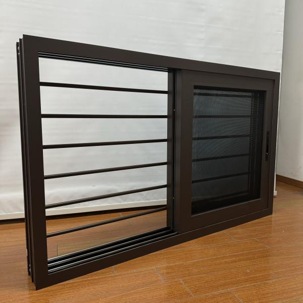 Custom Aluminum Sliding Window with Double Tempered Glass