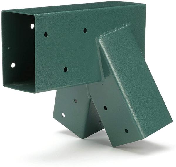 Estampagem Punching Bending Outdoor Garden Decor Conector de madeira Metal Swing Stand Amostra