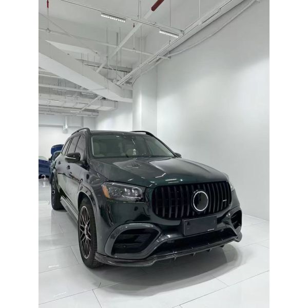 X167 GLS450 Mercedes Benz Body Kit LD Style Carbon Fiber Lip Spoiler Hood