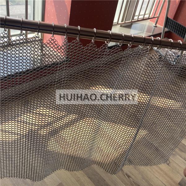 316L Stainless Steel Fireplace Screen Mesh 0.8mm Wire 7mm Hole