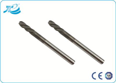 TiAIN Coating Solid Carbide End Mill with HRC 55 Degree , Diamond Coated End Mills
