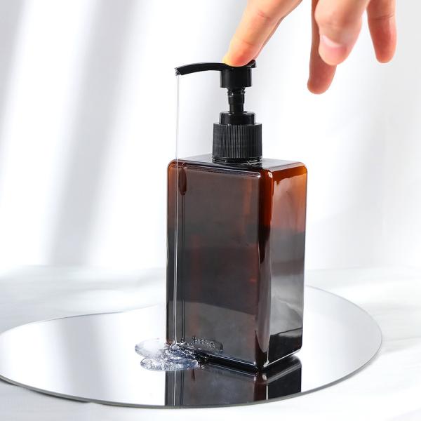 280ml PET Empty Bottle Cosmetic Custom Flat Square Dropper Spray Bottle