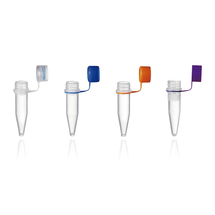 Disposable 0.2ml 0.5ml 1.5ml Sterile PP Conical Bottom Micro Medical Lab Test Centrifuge Tube With Screw Cap
