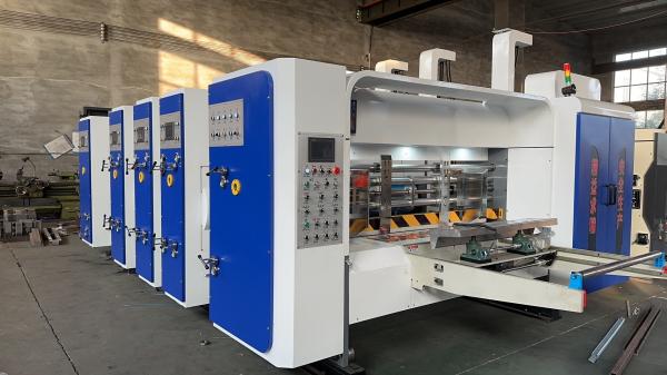 Máquina automática de impressão flexográfica de duas cores