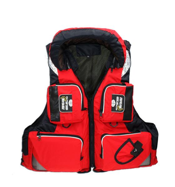 Veste de vida azul impermeável salva-vidas de nylon da pesca do revestimento de vida do esporte de água para crianças