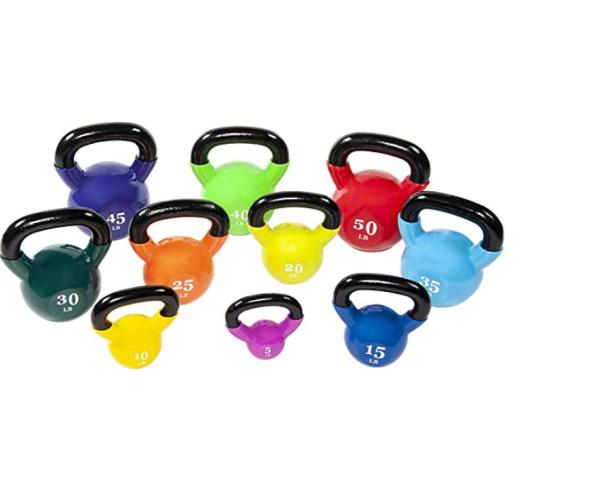 Vinyl Coated Cast Iron Kettlebell, cast iron vinyl coated kettlebell weight manufacturer