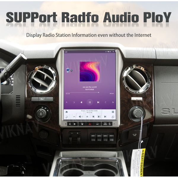 12.1'' Touch Screen 8core Android 13 Car Dvd Player Для автомобиля Ford F250/F350 2013-2014