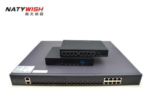 High Density 10G 8 Port GPON OLT With 8 * 1.25 G SFP Slots Less Power Consumption