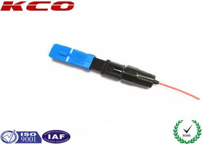 o conector rápido da fibra ótica do cabo de 0,9 milímetros, SC interno de CATV jejua conector