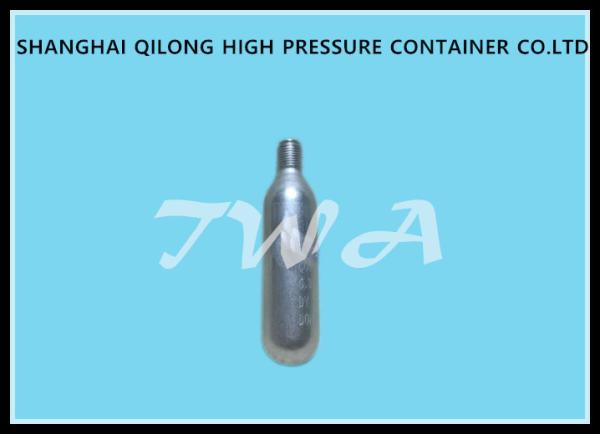 CE / TPED / DOT Disposable Gas Cylinders 17G CO2 Cartridge , 17g 28L High  Pressure Gas Cylinders