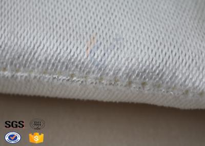 A esteira de vidro alta branca da agulha da fibra de vidro E de pano do silicone torna 25mm