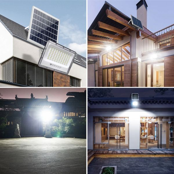Nouveau design télécommande extérieure imperméable à l'eau Ip65 Led Flood Lamp 100w 200w 300w 400w Solar Flood Light