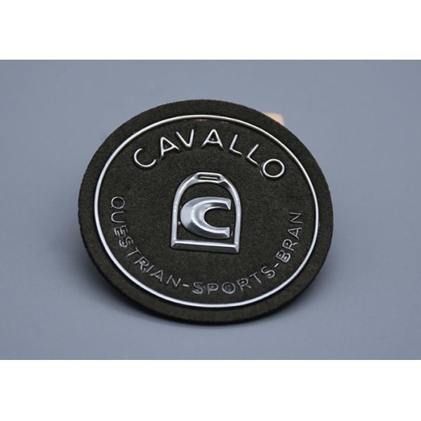 Custom Shape Bags Embossed Patches Iron On Backing