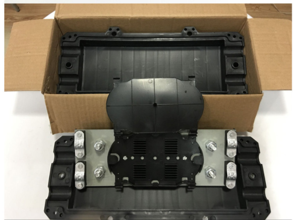 PC / ABS Material OFC Joint Enclosure , Joint Closure Fiber Optic Fire Resistant Housing