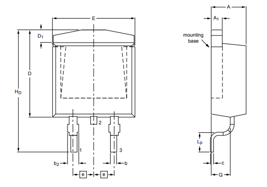 Transistores del canal N 100V 4.8mΩ del microprocesador PSMN4R8-100BSE del circuito integrado
