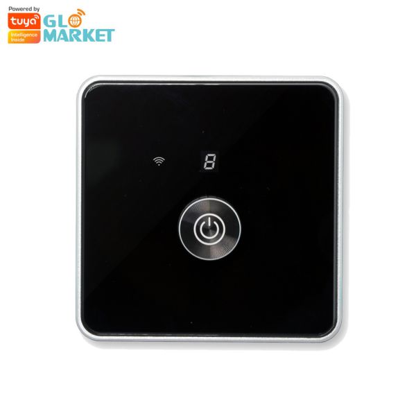 Glomarket Smart Home Dimmer Switch Tuya Zigbee Voice Control Knob Dimming Adjust Brightness With Digital Display