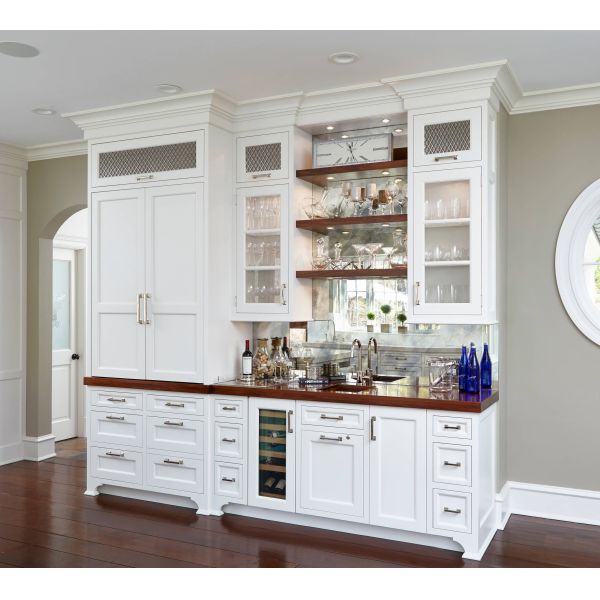 Custom Luxury Living Bar Wine Cabinet Room Furniture Wooden Wine Bar