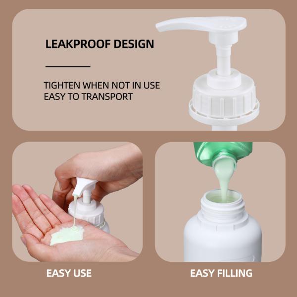 Liquid Detergent Container One Liter 5L Plastic Jerry Can F-Style Jugs With Pump Dispensar For Hand Wash Disinfection
