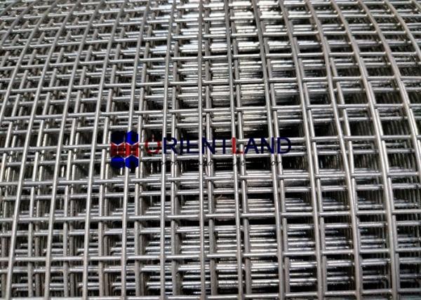 O × de 1 polegada 1 polegada soldou a construção Rolls do calibre de Mesh Metal 19 do fio de aço