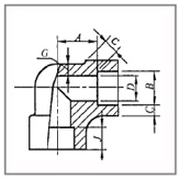 ASME B16.11 SW 45 Degree Elbow Stainelss Steel Pipe Fittings DN6 - DN100 3000LB