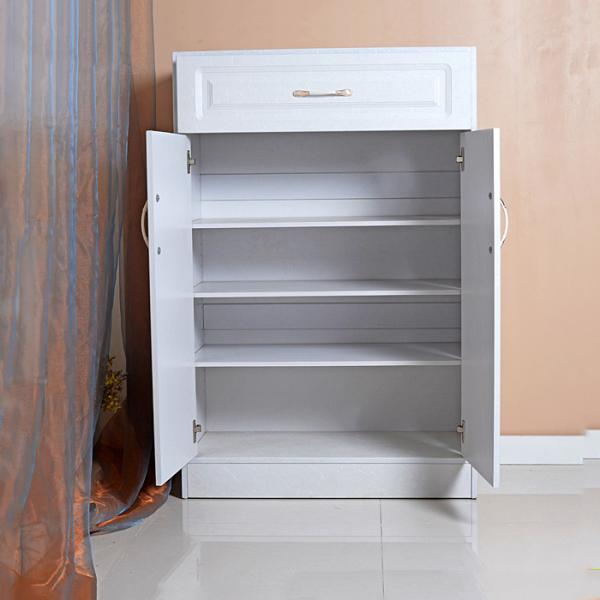 A uma gaveta branca 20 emparelha o armário de 1.2M Solid Wood Shoe