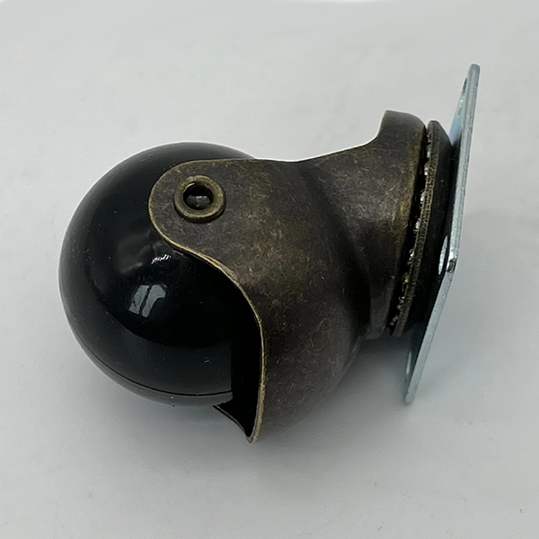 Рицинус плиты шарнирного соединения шарика 1,5 дюймов катит античную латунь для мебели