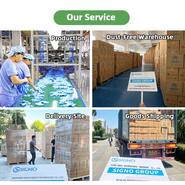 Латекса ранга экзамена нитрила руки цены по прейскуранту завода-изготовителя половина покрытого устранимого напудрила перчатку винила ясной коробки белую голубую