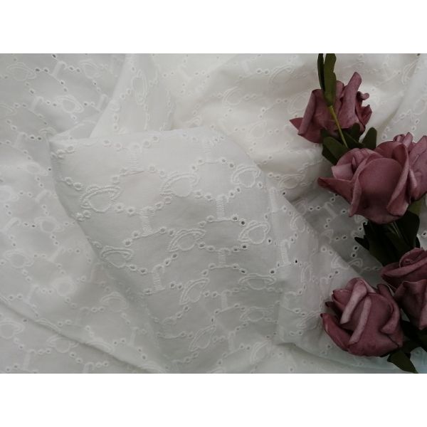 100% хлопок шнурует вышитую картину письма ткани отверстии