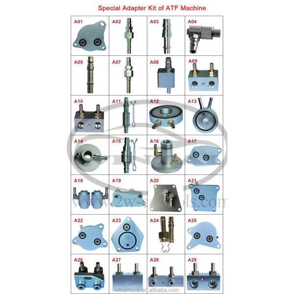 Гладкая работа 119 штук АТФ передатчик жидкости адаптер свежая алюминиевая доска
