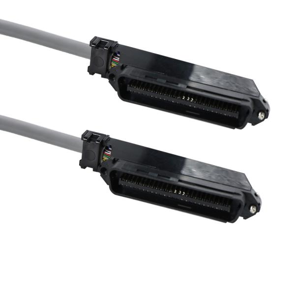 50-Pin Male RJ21 Right Angle Telco Connector Cable Shielded