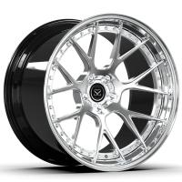 Alliez 2 morceaux a forgé la compensation négative 21inch 21x11 21x12 de roues balayées pour M6