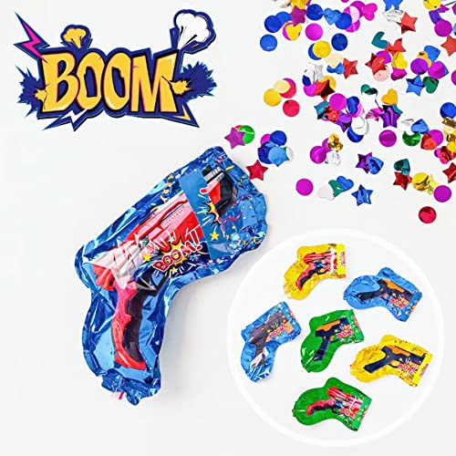 Gun Shape Autoinflation Inflatable Confetti Gun for Green Year Wedding Birthday Party