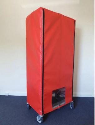800 Kg Load Capacity Roll Cage Cover Coated PVC Material CE Certification