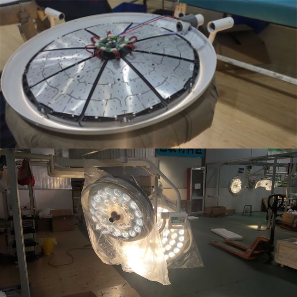 Rasguño flexible de la luz de la cirugía del ANIMAL DOMÉSTICO LED de 72 bulbos resistente