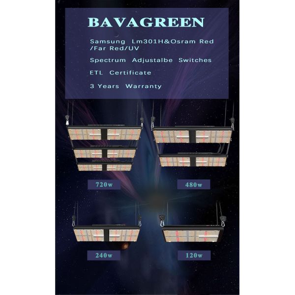 СИД AC277V Samsung растет светлая Адвокатура SAA 1836Umol/S Hydroponic