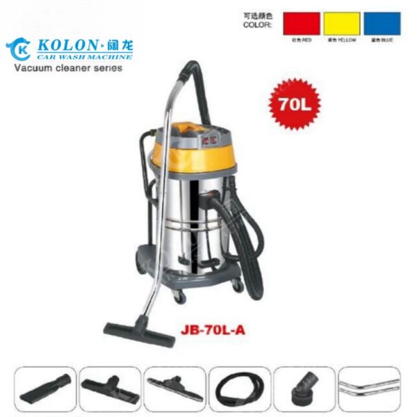 2000W 70L Wet Dry Electric Vacuum Cleaner For Promotion 2motors