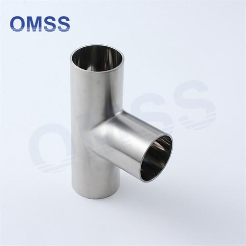 3A SMS SS304 Stainless Steel Sanitary Pipe Fittings Weld Equal Tee 7www In Building