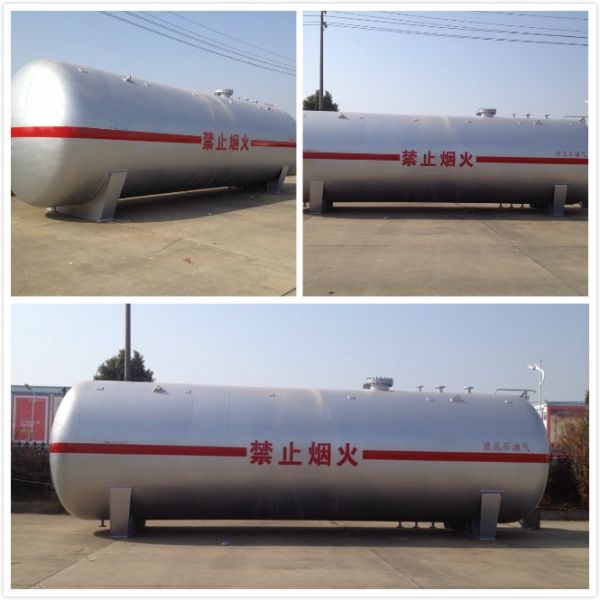 Steel Pressure Vessel Propane Tank Trailer , Lpg Transport Tank Easy Operation