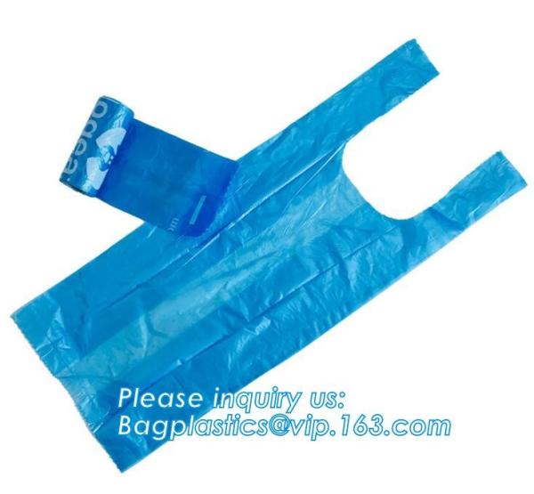 LED Flashlight Dog Waste Bag Dispenser Holder with Pet Waste Bag Poop Roll Bags, BPI ASTM D6400 EN13432 Approval Customi