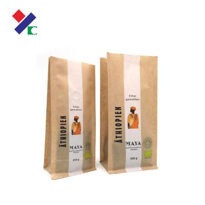Umidade - sacos de papel inferiores lisos Tin Tie Customized 200G da prova