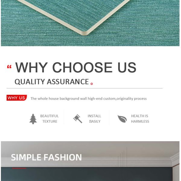 Интерьеры дома 8 мм бамбуковый уголь водостойкая ткань ПВХ стеновая панель