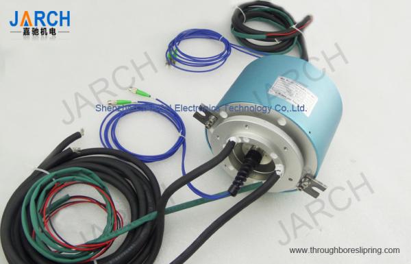 O eletro anel deslizante ótico de 2 canais/anel deslizante de gerencio de conector bonde, 24-2A circuita