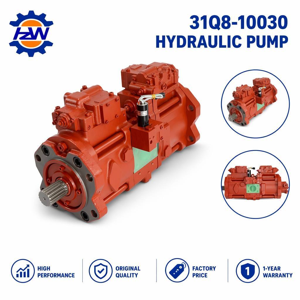 31Q8-10030 Hyundai Excavator Variable Displacement Hydraulic Main Pump Assy Factory Direct Supply