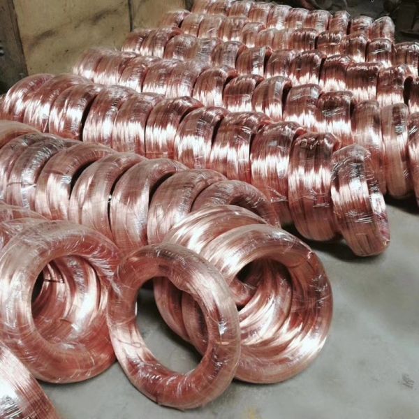 0.5 - 2,6 mm de alambre redondo de cobre puro para electricistas