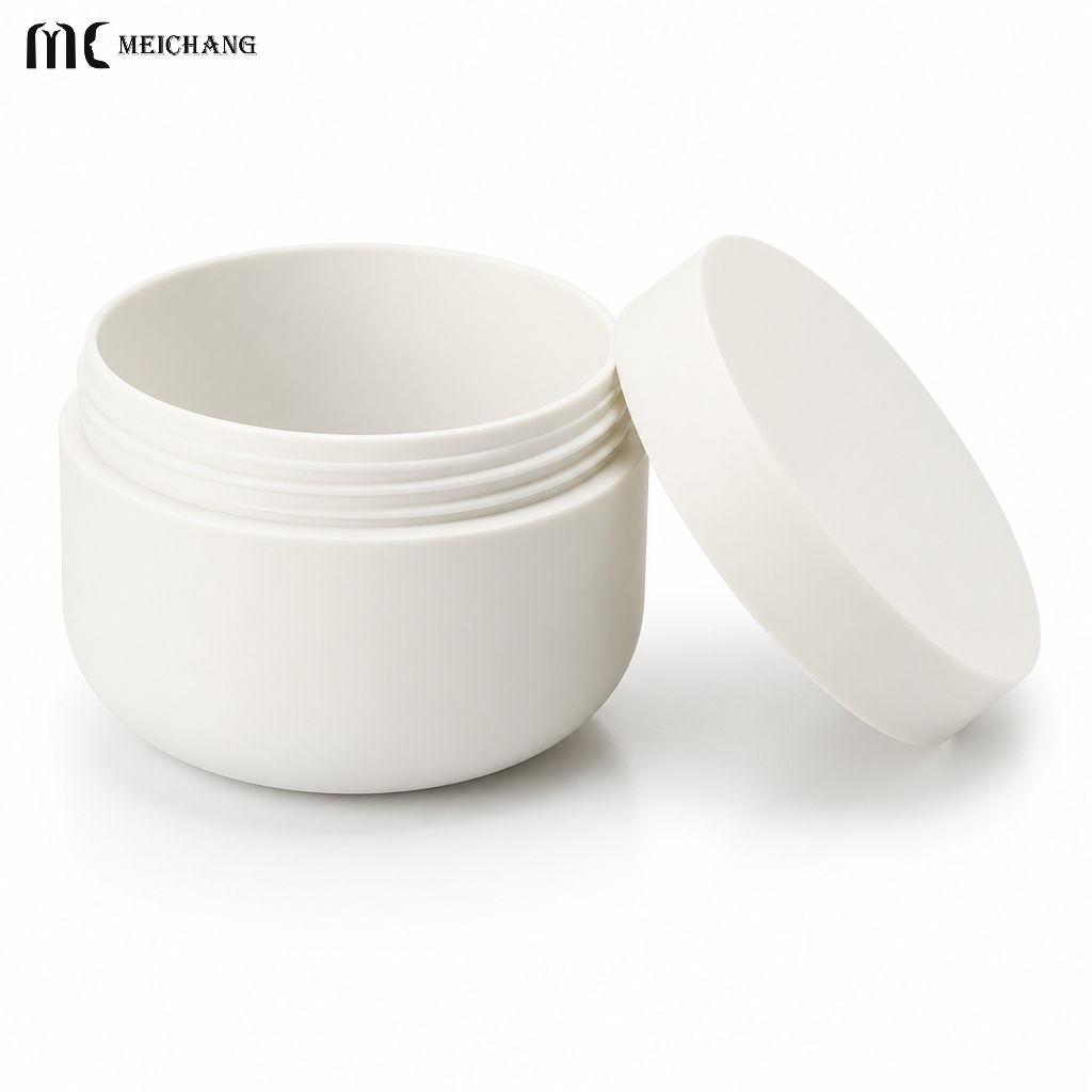 150g / 240g / 300g Custom Logo Refillable Matte Nude Round PP Cream Jar(MC-P-563)