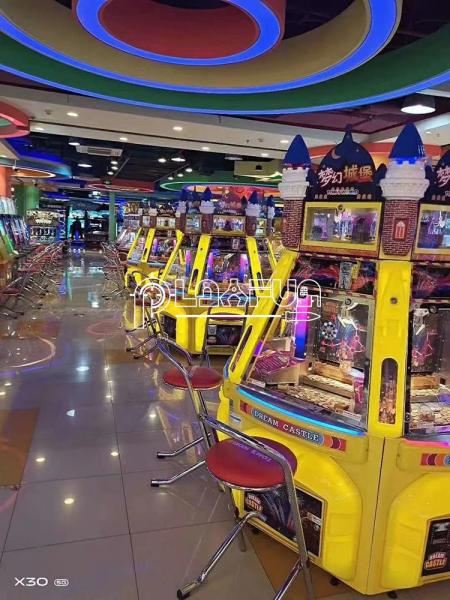 Playfun Dream castle Coin pusher machine ticket redemption lottery games arcade hall