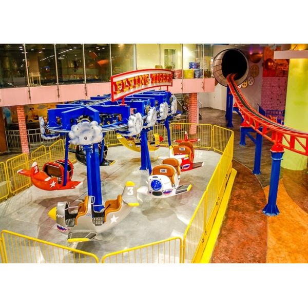 Flying Tiger / Shark Kiddie Train Ride With Beautiful Appearance And Creative