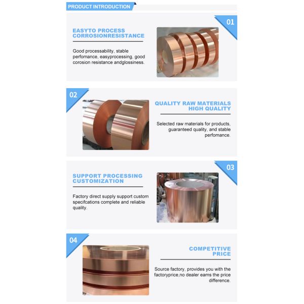 99% Cu Brass ETP Copper Coils Materials for Budget-Friendly Manufacturing
