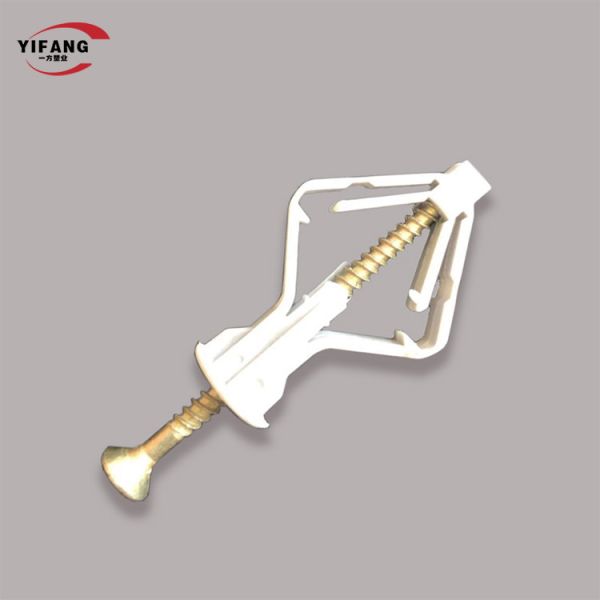 13*36mm Aircraft Type Plastic Wall Anchors Gypsum Wall Plug OEM Available
