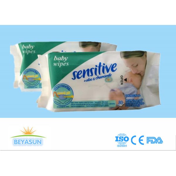 Chiffons humides jetables de joyeuse clairière sans alcool stérile de qualité de